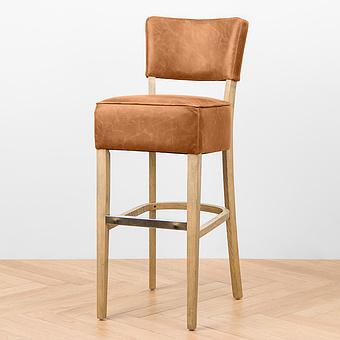 Negroni Barstool, Oak Brown