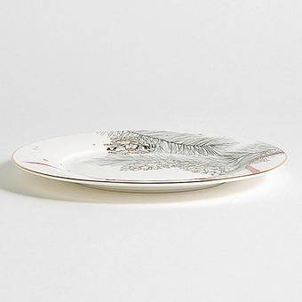 Тарелка New Year Pine Dessert Plate
