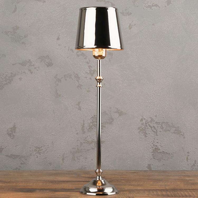 Настольная лампа с абажуром и круглым основанием Table Lamp Round Base