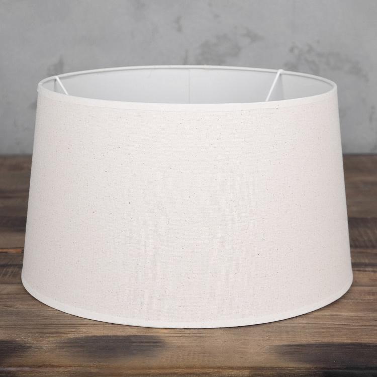 Абажур из льна бежевого цвета, 40 см Lamp Shade Beige Linen 40 cm