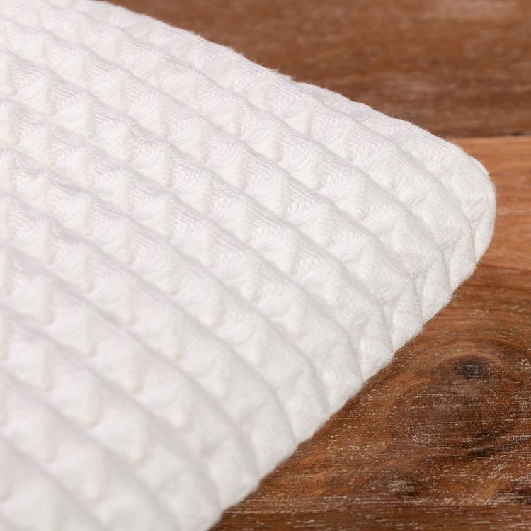 Белое вафельное банное полотенце, 70х140 см Air Waffle White 70x140 cm
