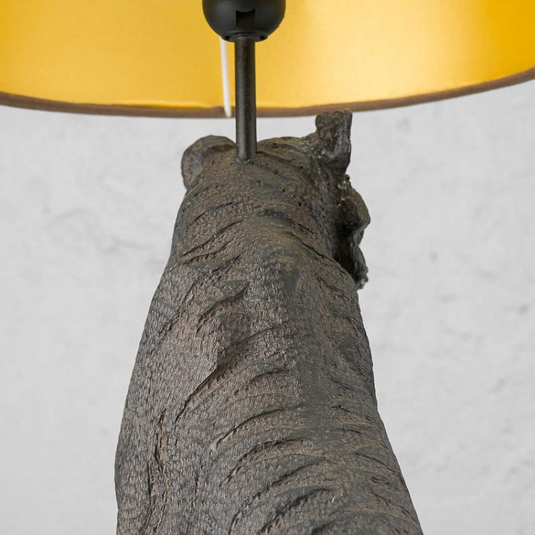 Настольная лампа с абажуром Сидящий тигр Seated Tiger Lamp With Shade