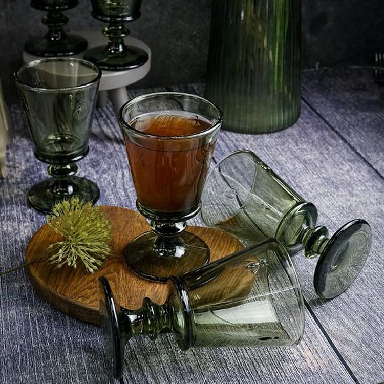 Оливково-зелёный бокал для вина Пчёлы Abeille Vert Olive Wine Glass