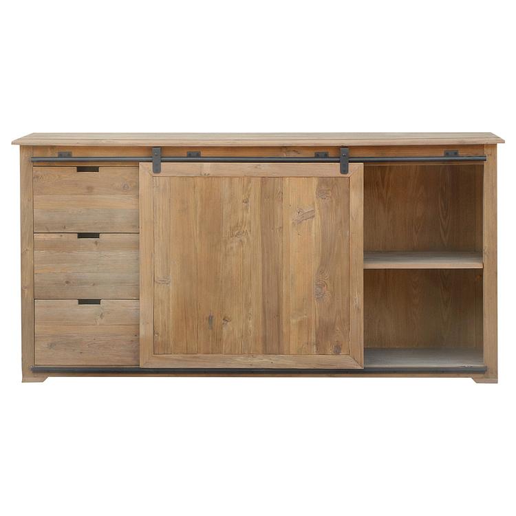 Комод-буфет с раздвижной дверью и 6 ящиками Карелия Karelia Sliding Door Sideboard With 6 Drawers DB