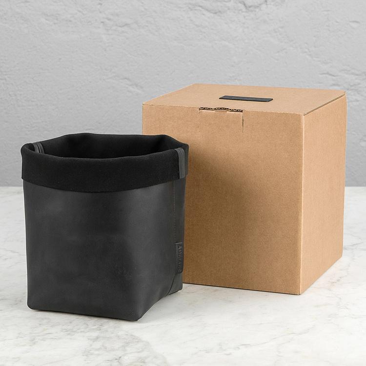 Кожаная корзина для хранения Leather Storage Basket