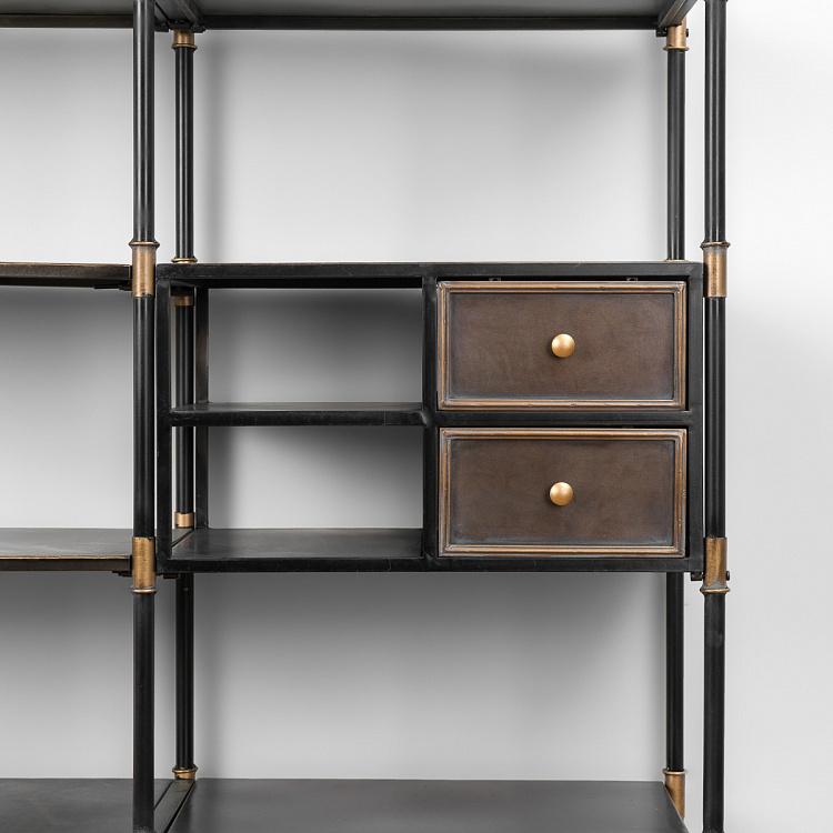 Стеллаж с пятью ящиками Бонапарт Bonaparte Large Shelf With 5 Tiny Drawers