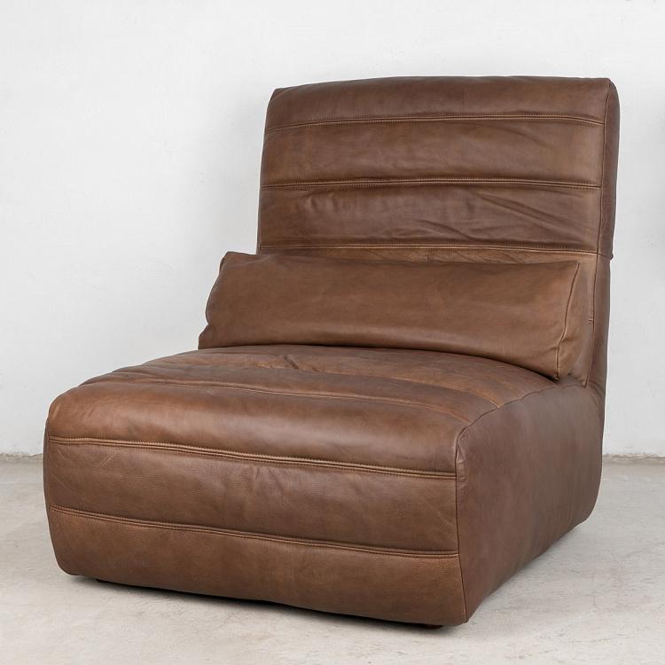 Кресло Лейбэк, тёмные ножки Layback 1 Seater, Antique Wood