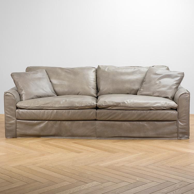 Трёхместный кожаный диван Луизиана Louisiana 3 Seater Leather RM