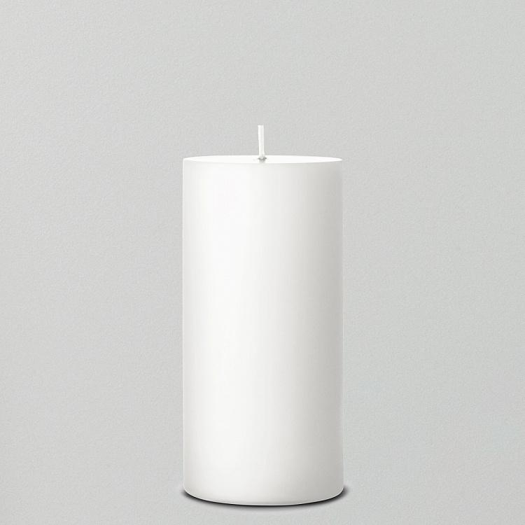 Самозатухающая парафиновая свеча столбовая матовая, S Pillar Candle Matt Small