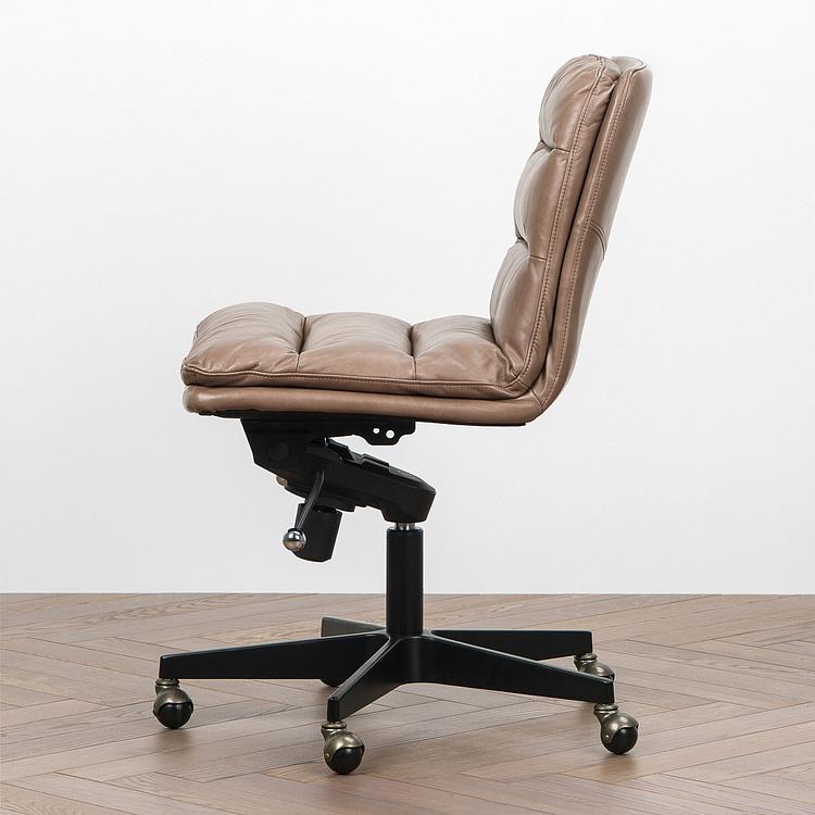 Кресло Coworking Office Chair 2 RM натуральная кожа Sand Elis - ракурс 4