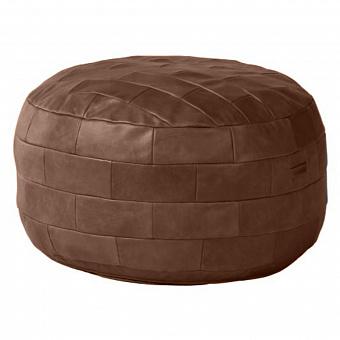 Пуфик Barbakan Footstool Large RM натуральная кожа Chocolate Whiskey