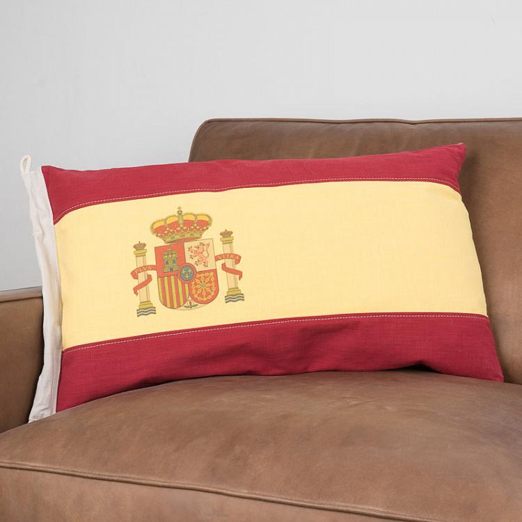 Декоративная подушка с флагом Испании, S Flag Cushion Spain Small