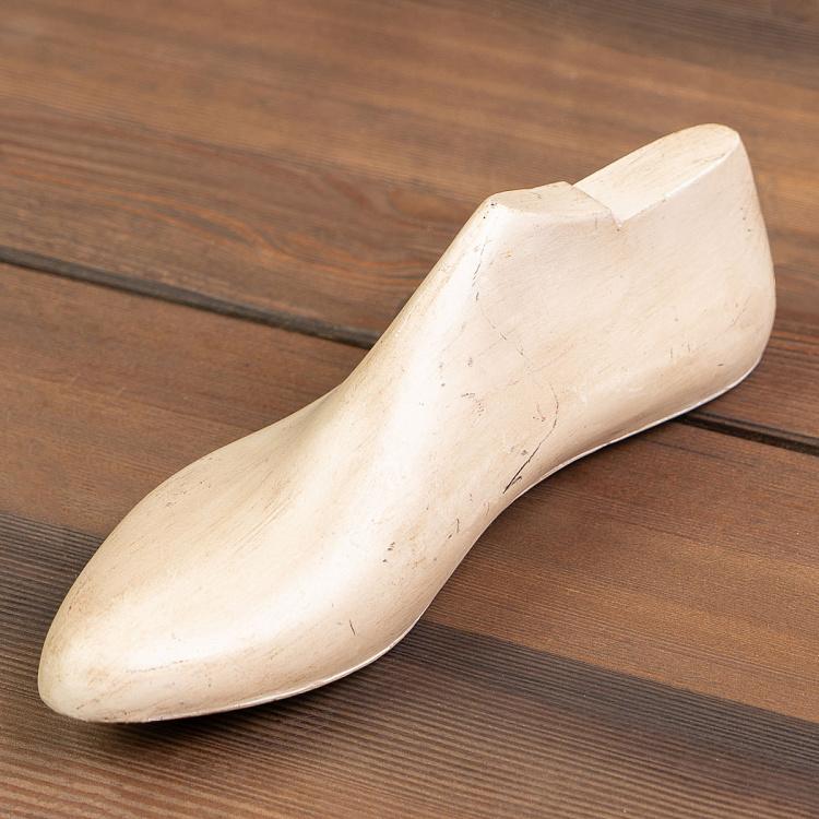 Статуэтка Белая обувная колодка, S Shoe Mould Without Stand Small Ivory