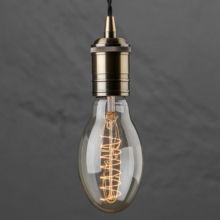 Лампа накаливания Эдисон Большой Лист Винт+ E27 60 Вт, прозрачная колба Edison Big Leaf Clear Screw+ E27 60W