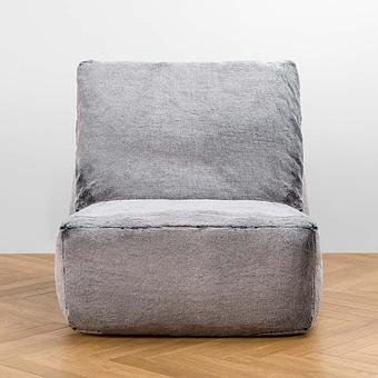 Кресло Lomfy Chair искусственный мех Grizzly Grey - ракурс 2