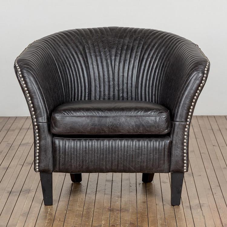 Кресло Леон, чёрные ножки Leon Chair, Oak Black