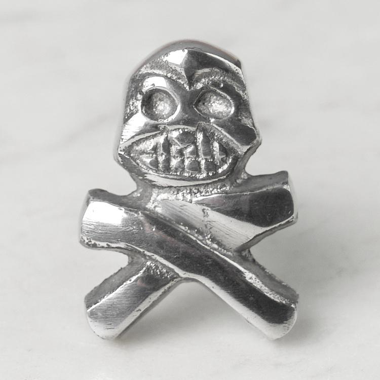 Мебельная ручка Череп с костями Skull Knob