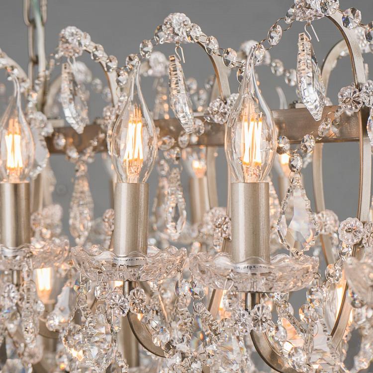 Прямоугольная Хрустальная люстра, L Crystal Rectangle Chandelier Large