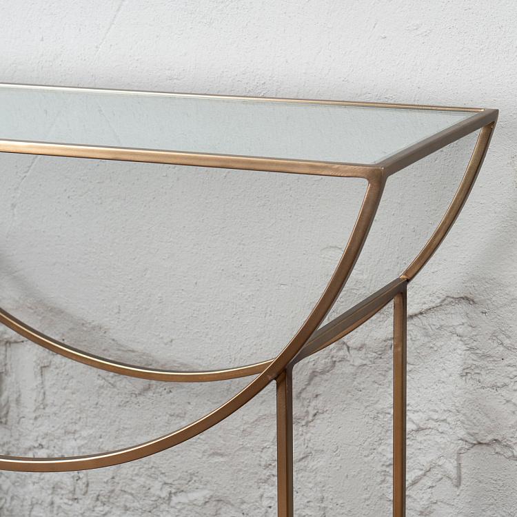 Консольный стол Луна Glass Console Table Luna