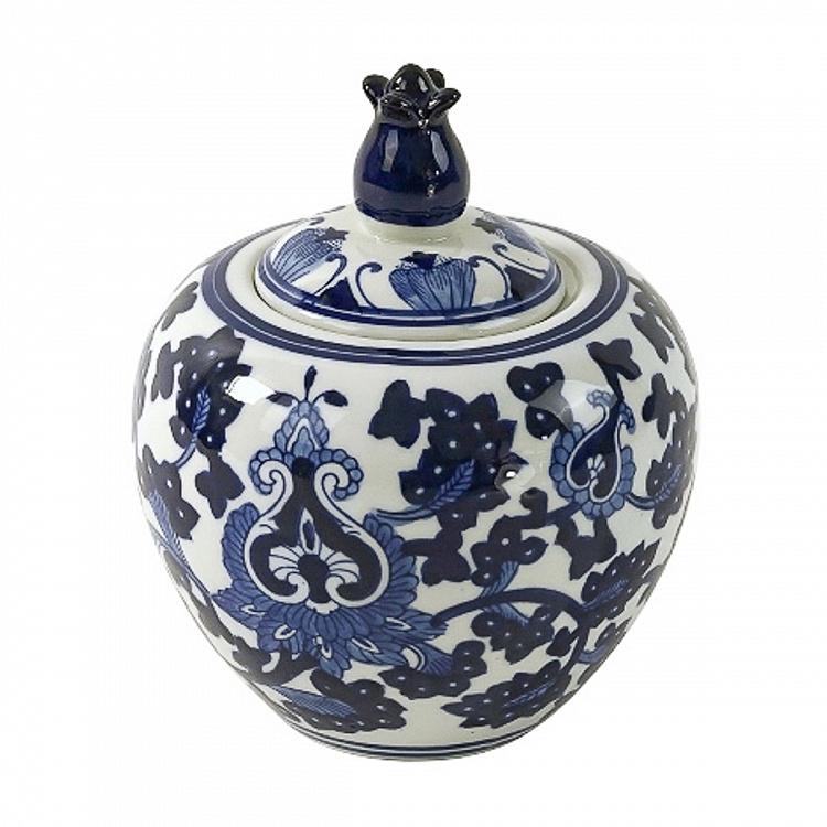 Lidded Vase Luuk Hand Painted