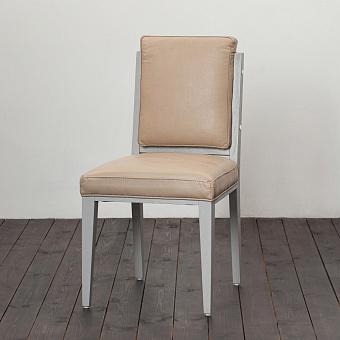 Стул 17 Dining Chair, Taupe Wood натуральная кожа Leather Sand