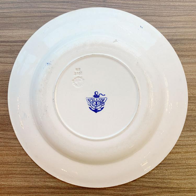 Винтажная тарелка Ива, L Vintage Plate Willow Large