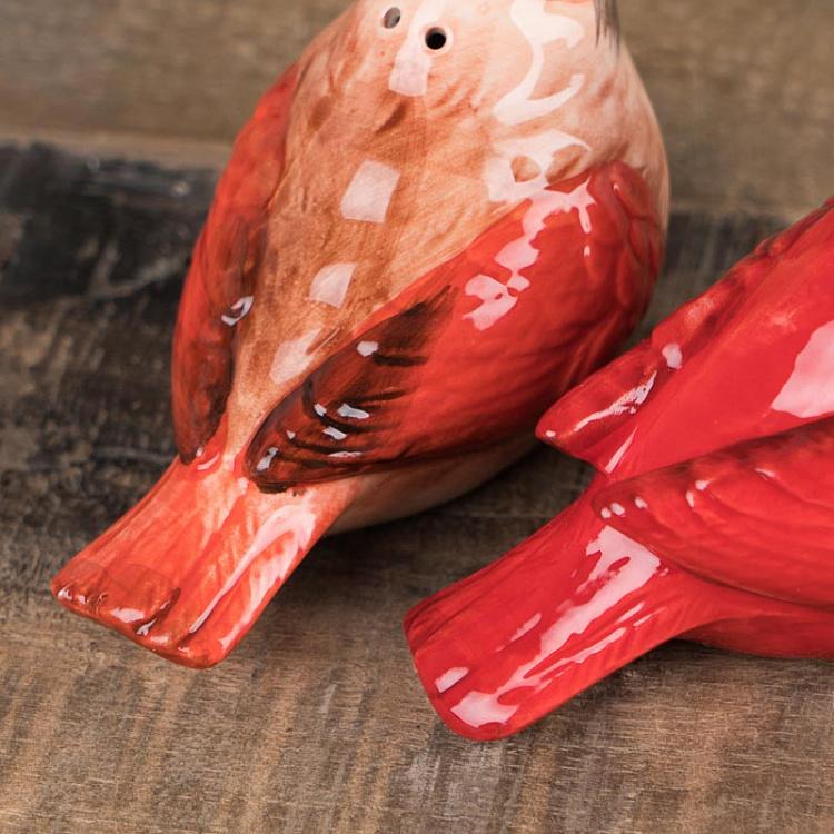 Набор для специй Красные птицы Red Birds Salt And Pepper