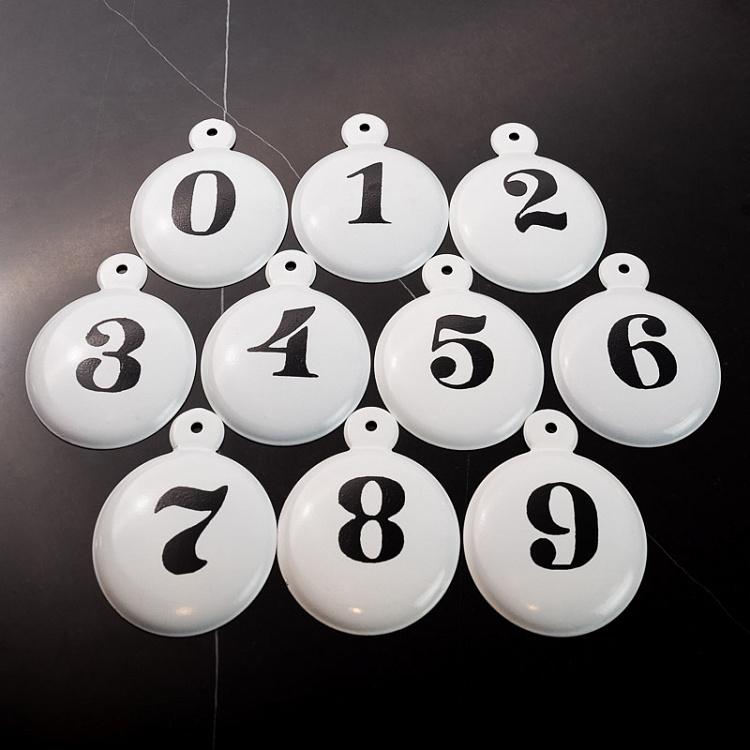 Подвесная металлическая цифра 44 Hanging Number 4