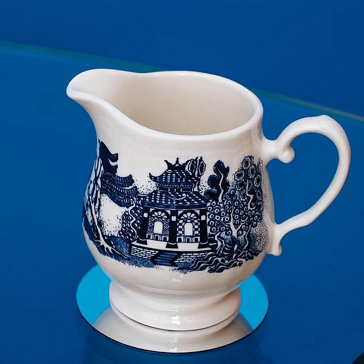 Молочник Голубая ива Blue Willow Milk Jug