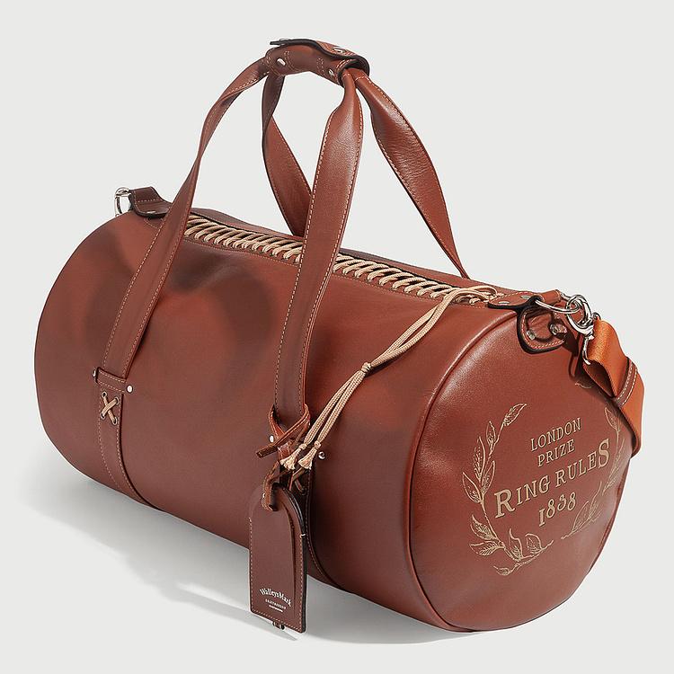 Спортивная сумка Sport Bag Model 38 натуральная кожа Mocha Mousse