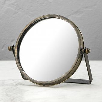 Настольное зеркало Aged Metal Round Mirror