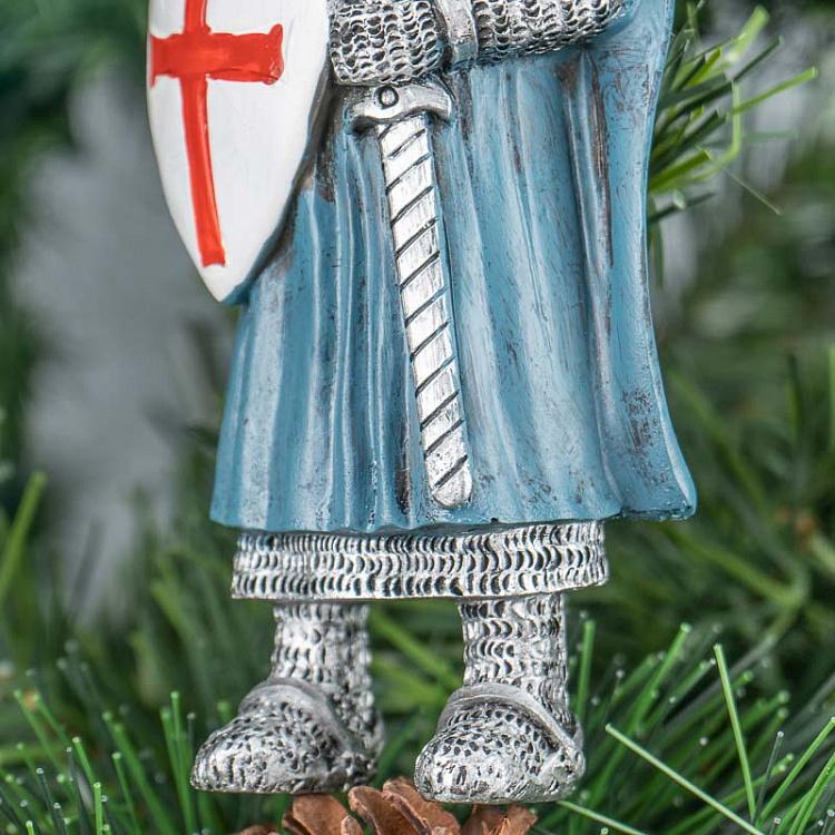 Ёлочная игрушка Рыцарь в синем Knight In Blue 14 cm