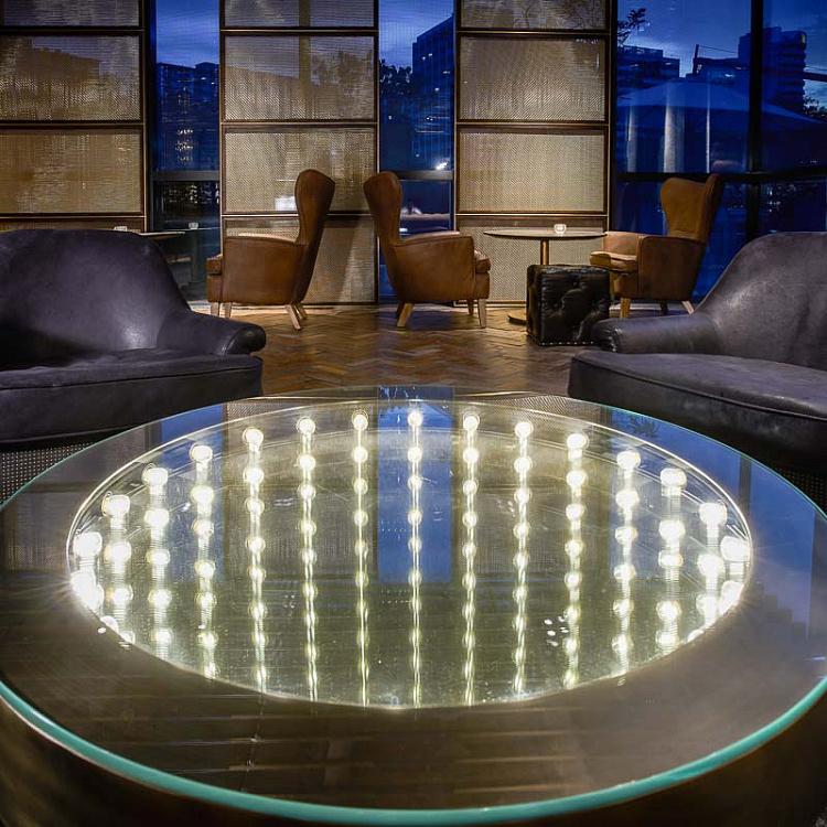 Журнальный стол с подсветкой Инсепшн Inception Round Coffee Table
