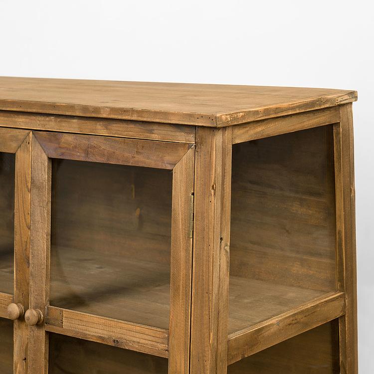 Четырёхдверный низкий сервант Лаваль Laval 4 Doors Glass Sideboard