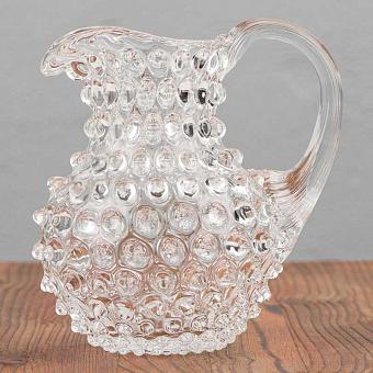Pitcher Hobnail Clear Small