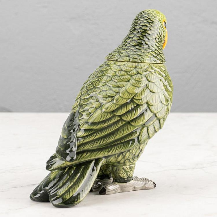Керамическая шкатулка Попугай Ceramic Parrot Box