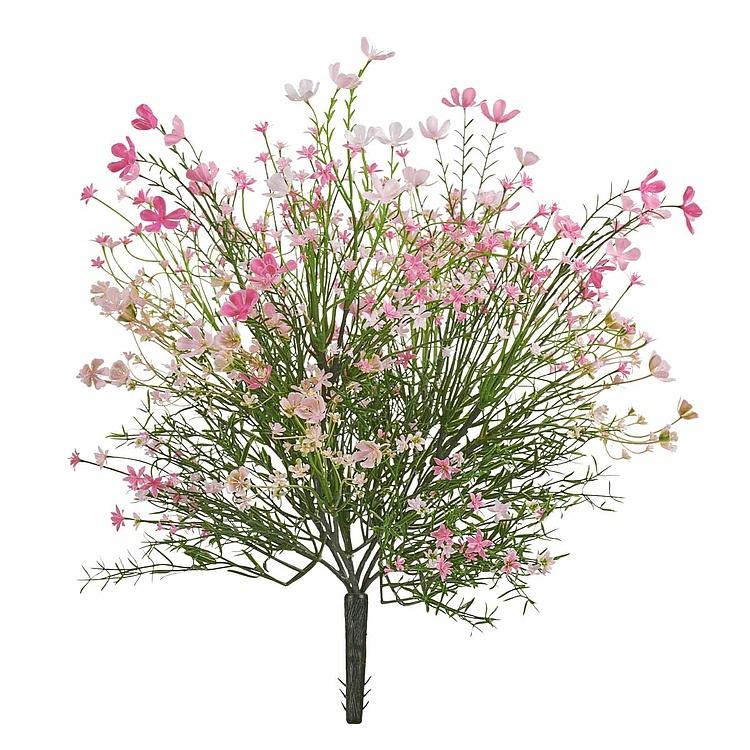 Искусственное растение Flowering Field Bush Soft Pink 35 cm