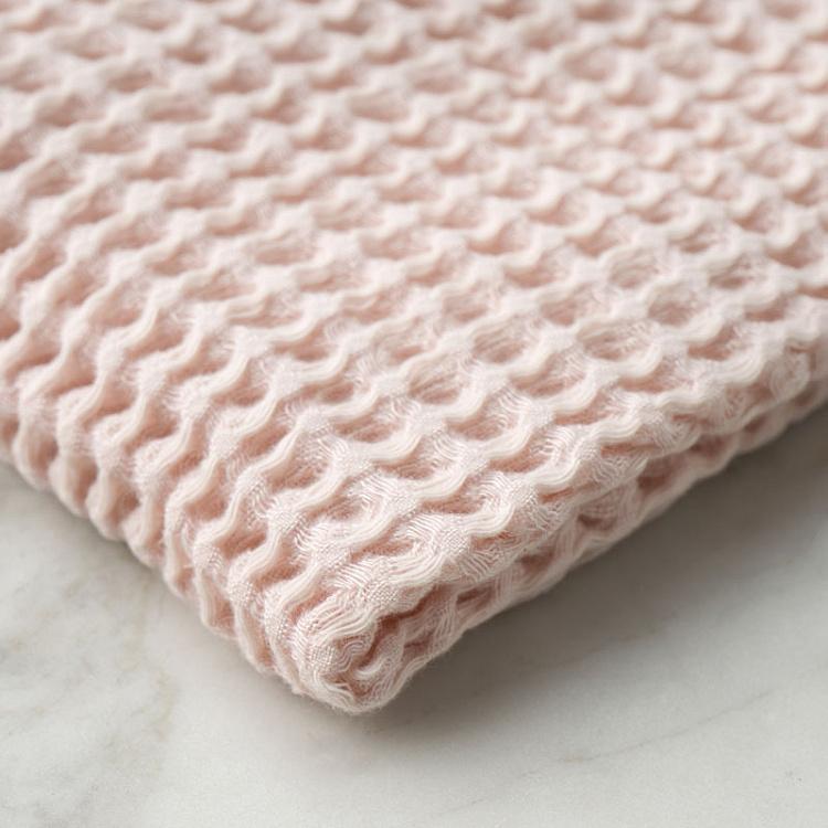 Перламутрово-розовое вафельное полотенце-салфетка Модал 30x40 см Modal Waffle Washcloth Towel Shell 30x40 cm