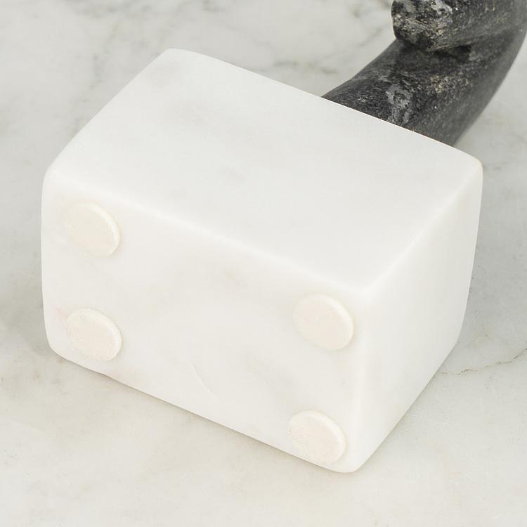 Набор из двух держателей для книг Мраморные лошади Bookend Marble Horses