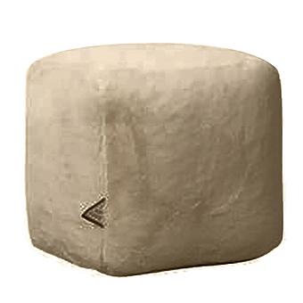 Пуфик Alaska Square Pouf Small искусственный мех Big Bear Pewter