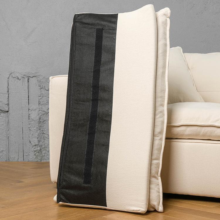 Трёхместный льняной диван Сити, ножки цвета латуни City 3 Seater, Brass Metal Linen RM