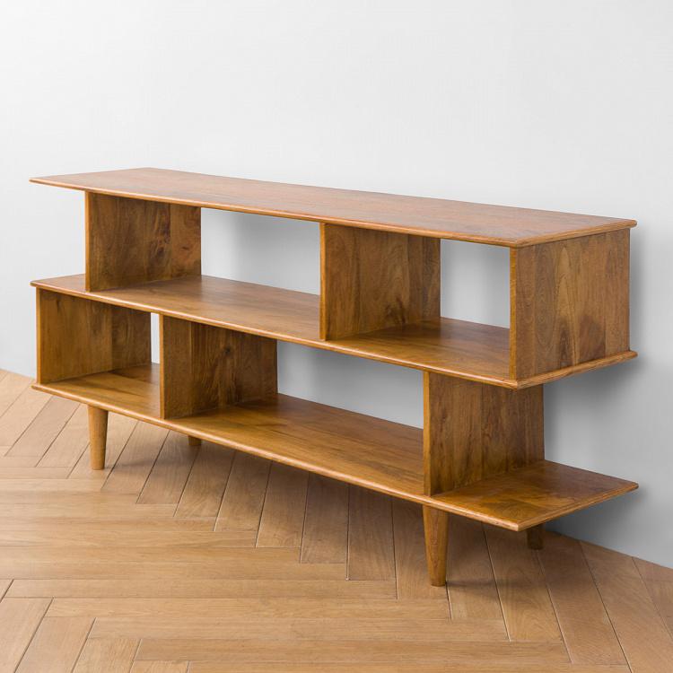 Низкий стеллаж Зигзаг Zig Zag Low Bookcase