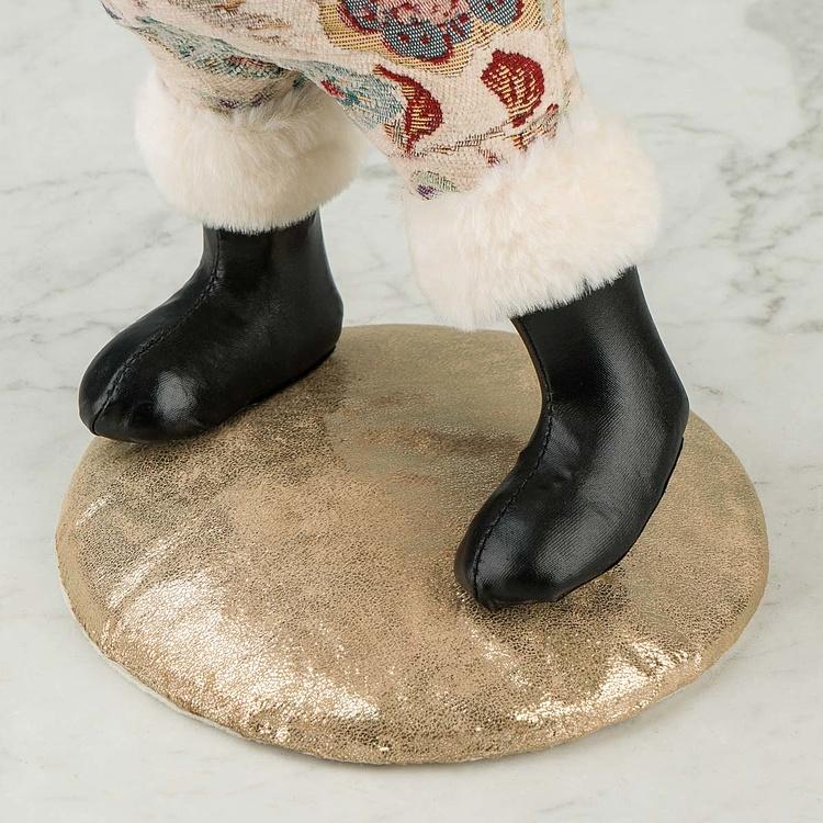 Статуэтка Мышка в костюме с цветочным узором и леденцом Floral Mouse With Suit And Lollipop