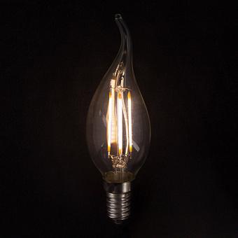 LED Filament Candle Bent Tip E14 4W Non Dim