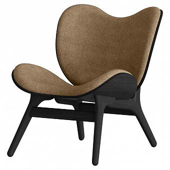 A Conversation Piece Lounge Chair Low, Black Oak
