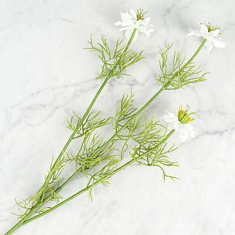 Искусственный цветок Nigella Alba 59 cm - ракурс 4