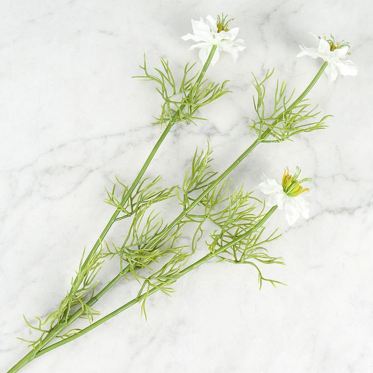 Искусственный цветок Nigella Alba 59 cm - ракурс 4
