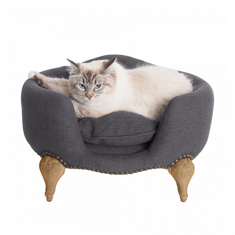 Тёмно-серый диван для собак/кошек Антуанетта, S Antoinette Sofa Small, Anthracite