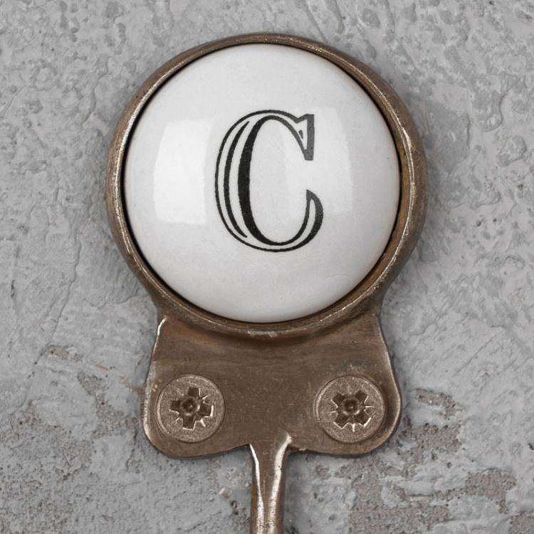Однорожковый крючок с буквой C Hook Letter C