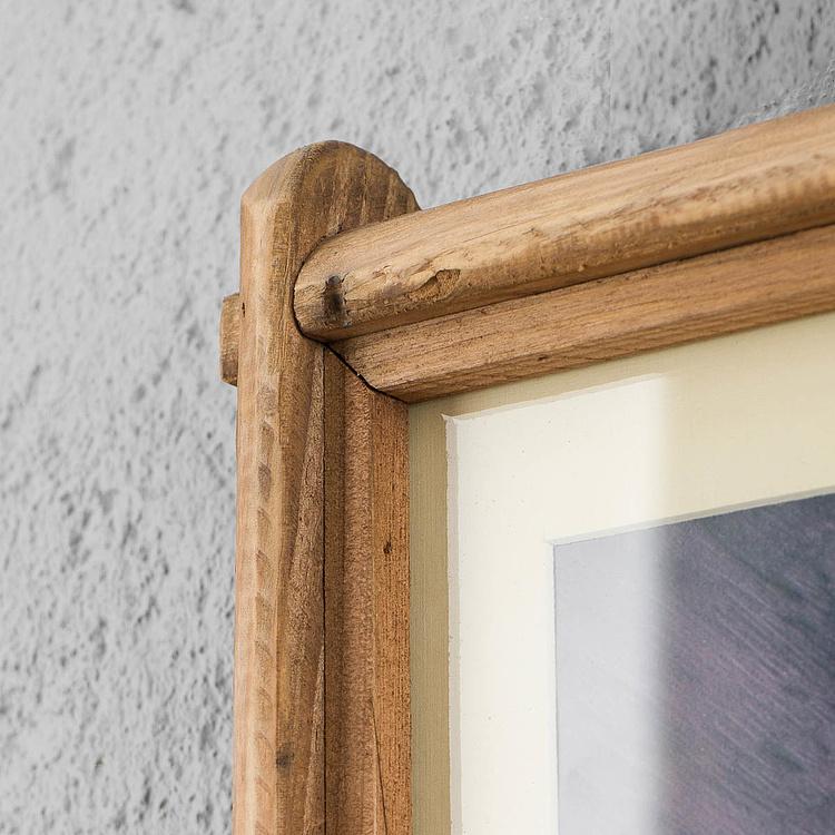 Вертикальная рамка для трёх фото  Vertical Wooden Photo Frame